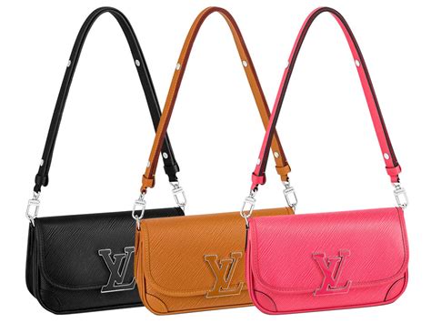 The bags compact shape and oversized LV closure in tonal resin keep the look sleek and modern. . Louis vuitton buci